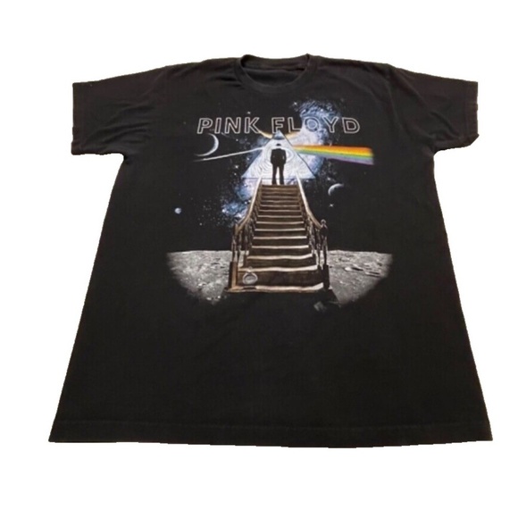 Pink Floyd Short Sleeve T-shirt; Black with Graphic; Size M; Exc. Cond. - Picture 3 of 4